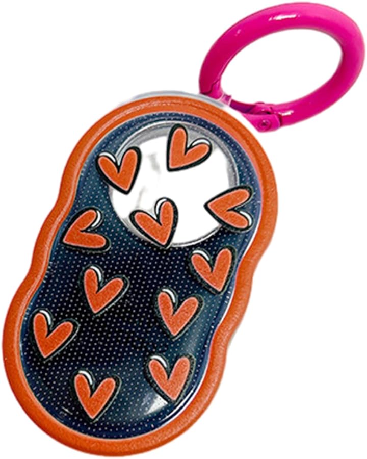Red Love Heart TPU Protective Case Shockproof Washable Anti Lost Holder for SmartTag 2 Locator - Image 1